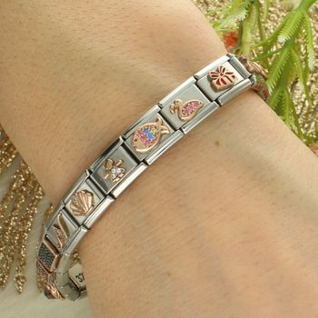 Nomination Composable 9K – prezent z różowego złota z czerwoną emalią (43020304).jpg